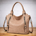 Women's Quilted Crossbody Bag with Zip Closure