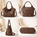 Women's Quilted Crossbody Bag with Zip Closure