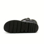 Women's Quilted Snow Boots with Fur Trim