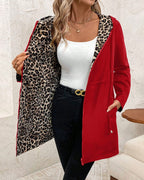 Women's Reversible Leopard Print Coats