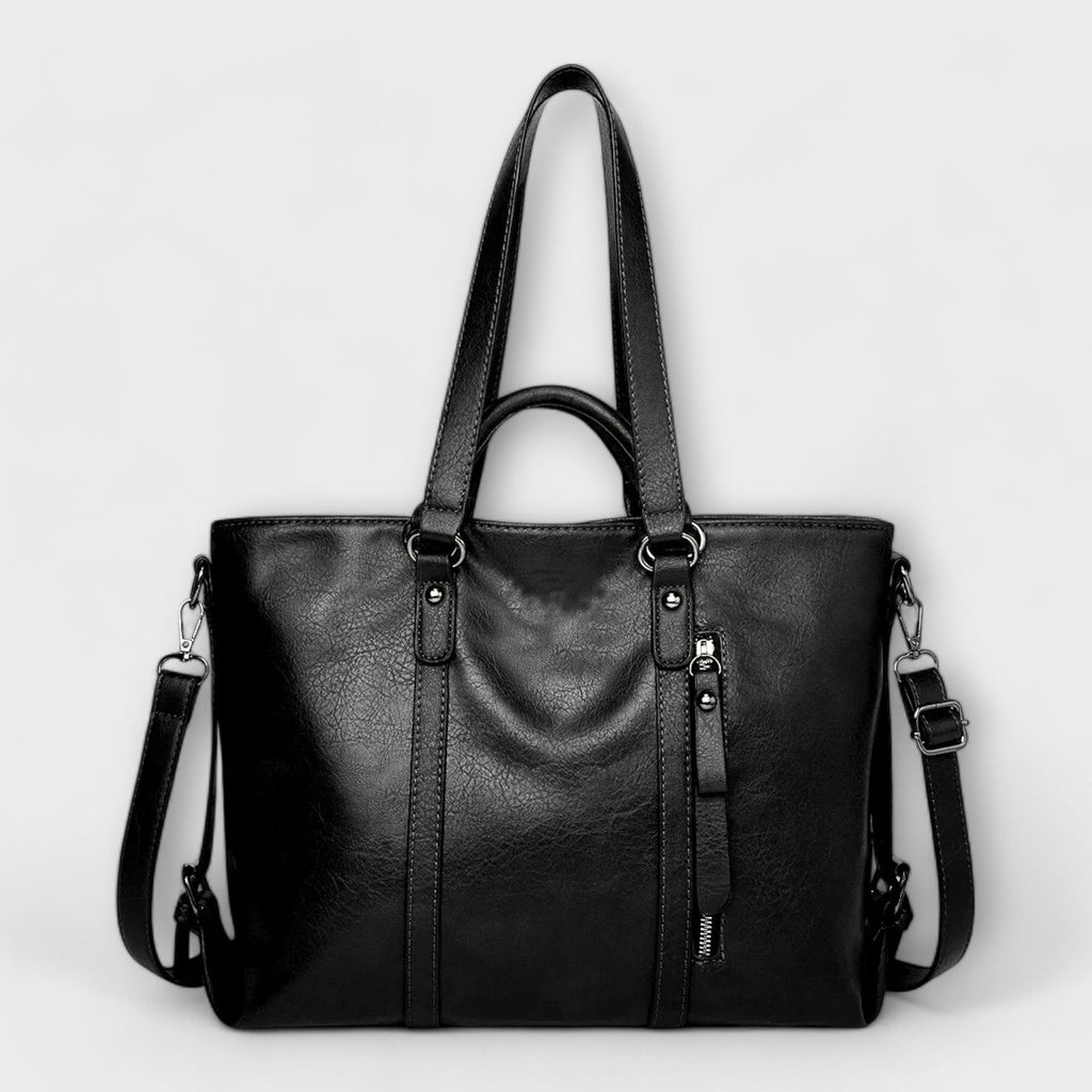 Women's Structured Tote Bag with Removable Shoulder Strap