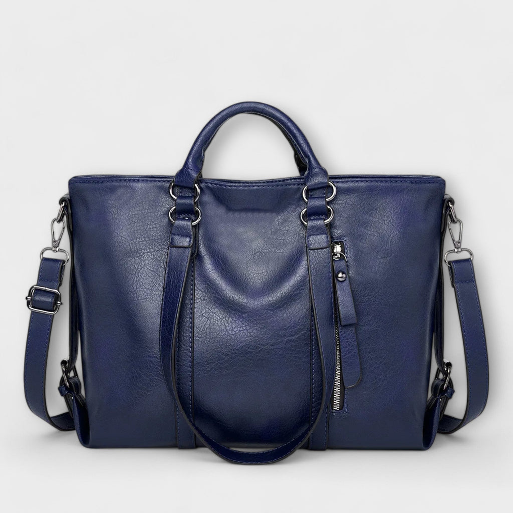 Women's Structured Tote Bag with Removable Shoulder Strap