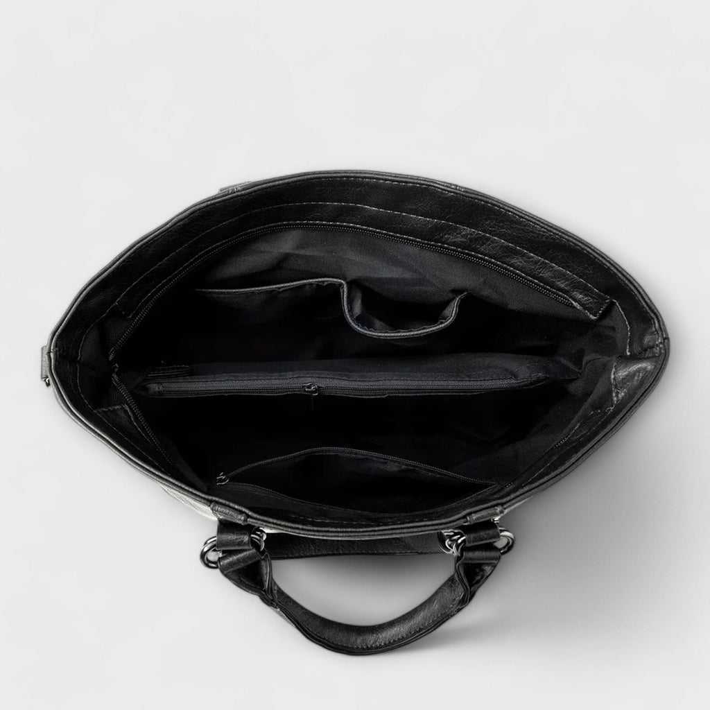 Women's Structured Tote Bag with Removable Shoulder Strap
