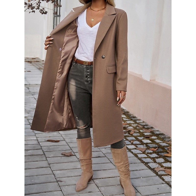 Women's Tailored Longline Overcoat