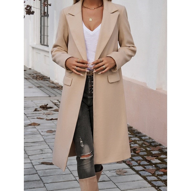 Women's Tailored Longline Overcoat