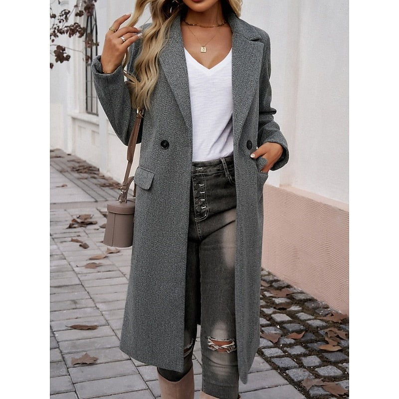 Women's Tailored Longline Overcoat