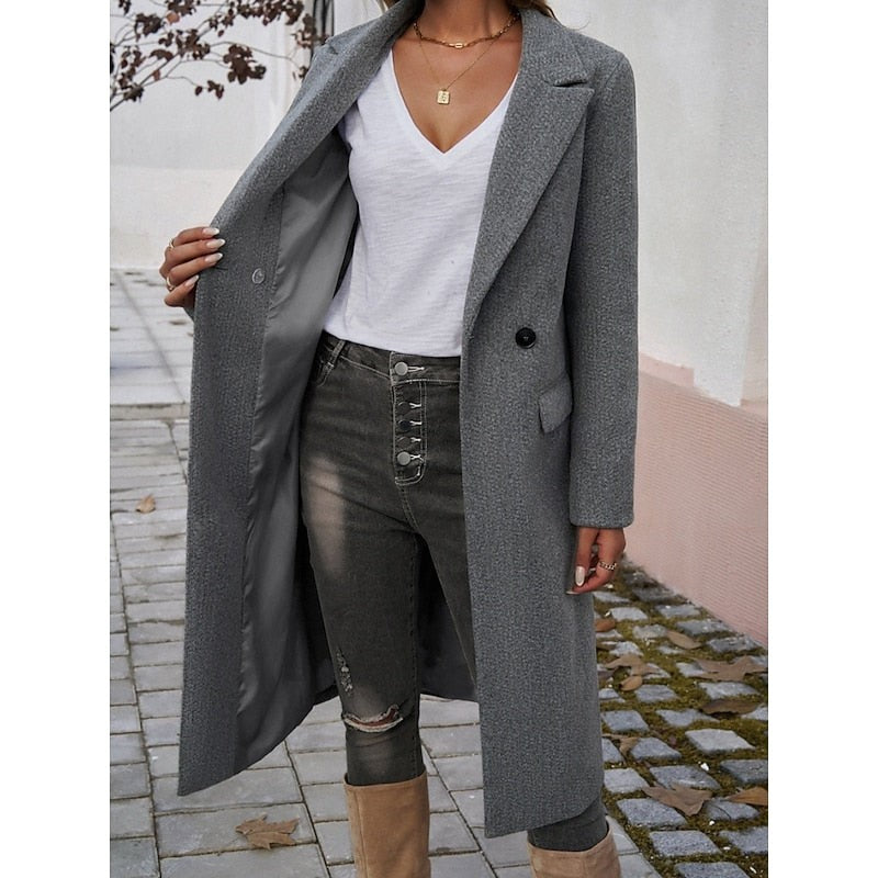 Women's Tailored Longline Overcoat