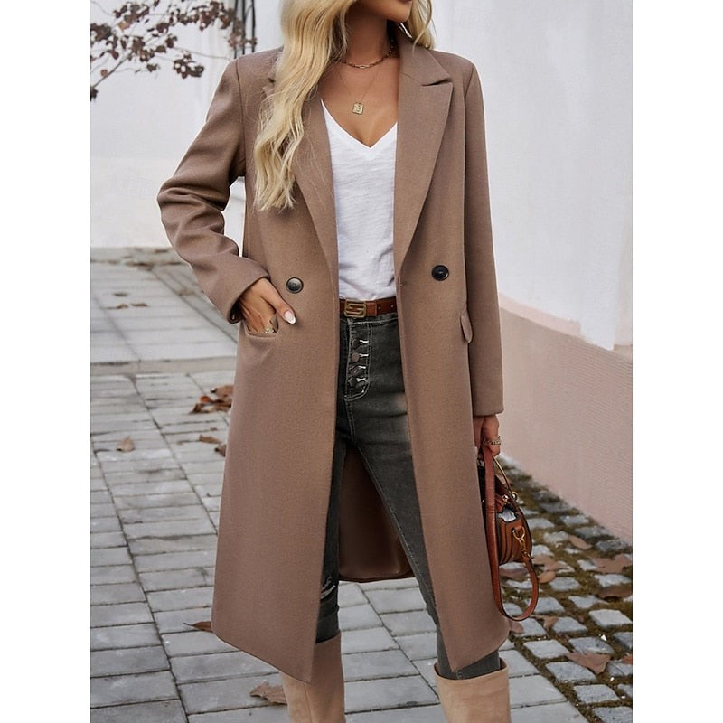 Women's Tailored Longline Overcoat
