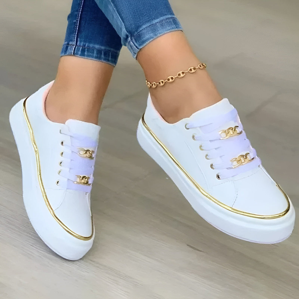 Women's Trainers with Slip-On Design