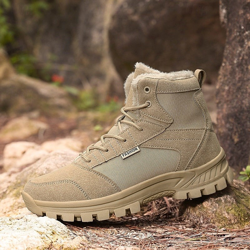 Women's Warm Lined Lace-Up Walking Boots