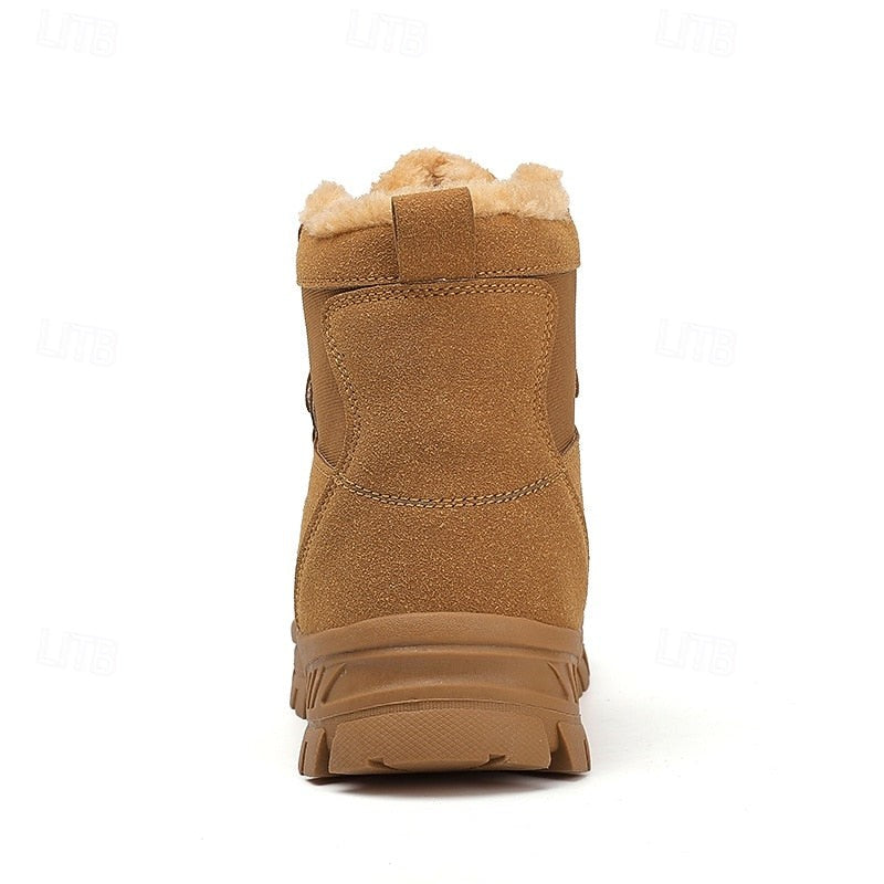 Women's Warm Lined Lace-Up Walking Boots