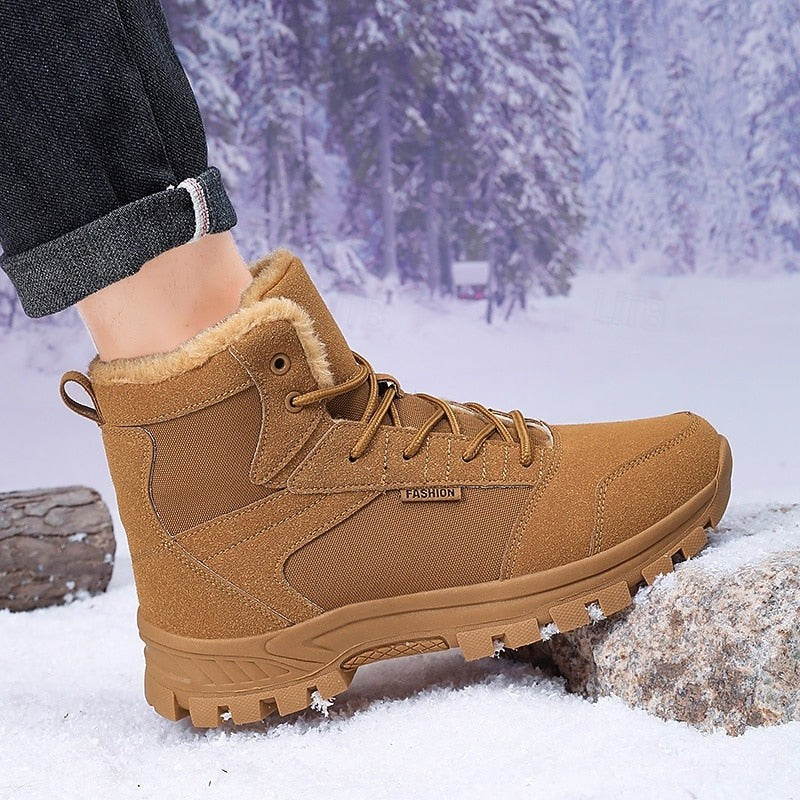 Women's Warm Lined Lace-Up Walking Boots