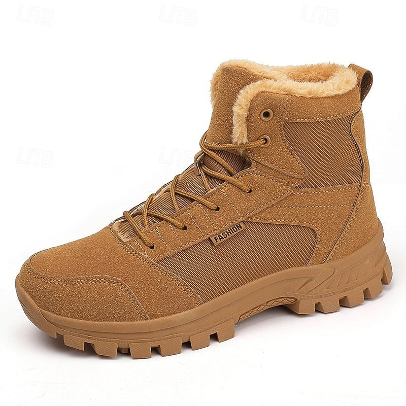 Women's Warm Lined Lace-Up Walking Boots