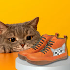 Women's Winter Boots with Cat Detail and Soft Inner
