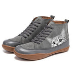 Women's Winter Boots with Cat Detail and Soft Inner