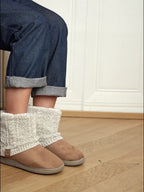 Women's Winter Boots with Knit Cuff