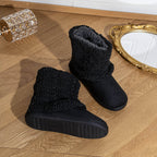 Women's Winter Boots with Knit Cuff