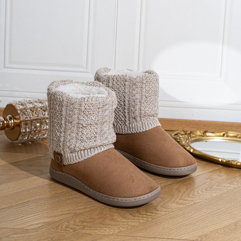 Women's Winter Boots with Knit Cuff