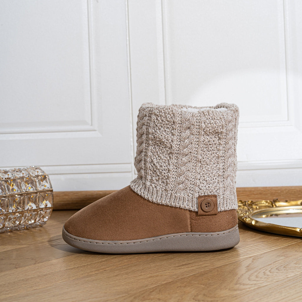 Women's Winter Boots with Knit Cuff