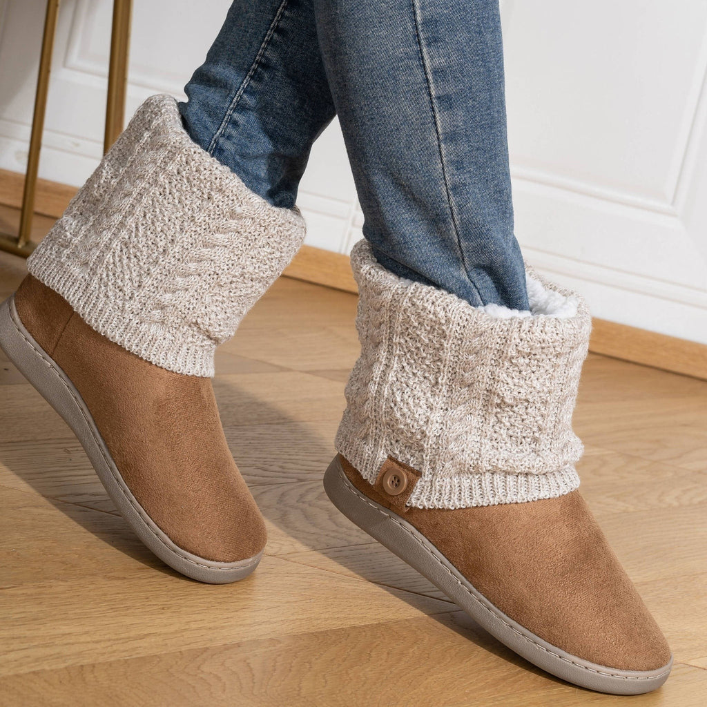 Women's Winter Boots with Knit Cuff
